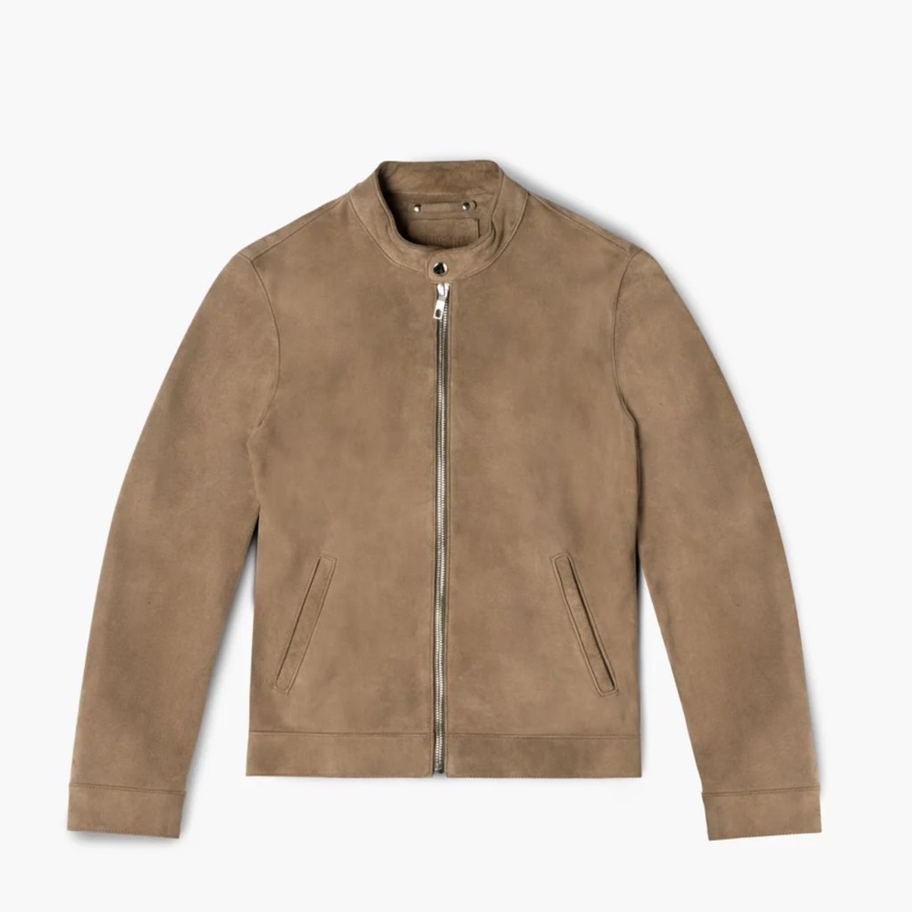 Thursday Boot Company Men's Light Brown Suede Jacket